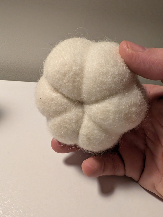 Fall Decor Bundle - Sitting Gnome, Ceramic Acorn & Wool Felt Pumpkin - Picture 6 of 6